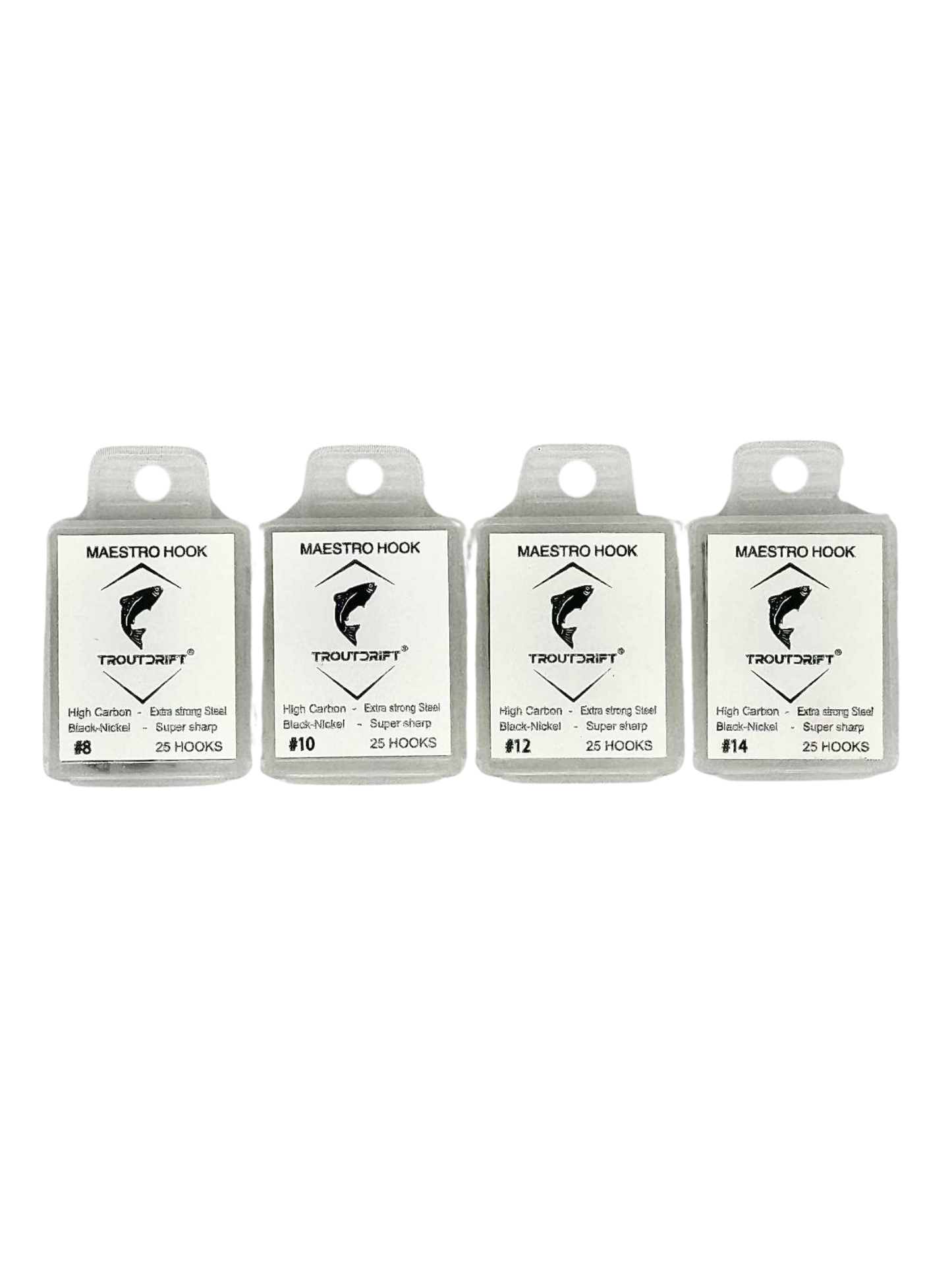 Troutdrift Maestro Hooks 8/10/12/14 - 25 pack