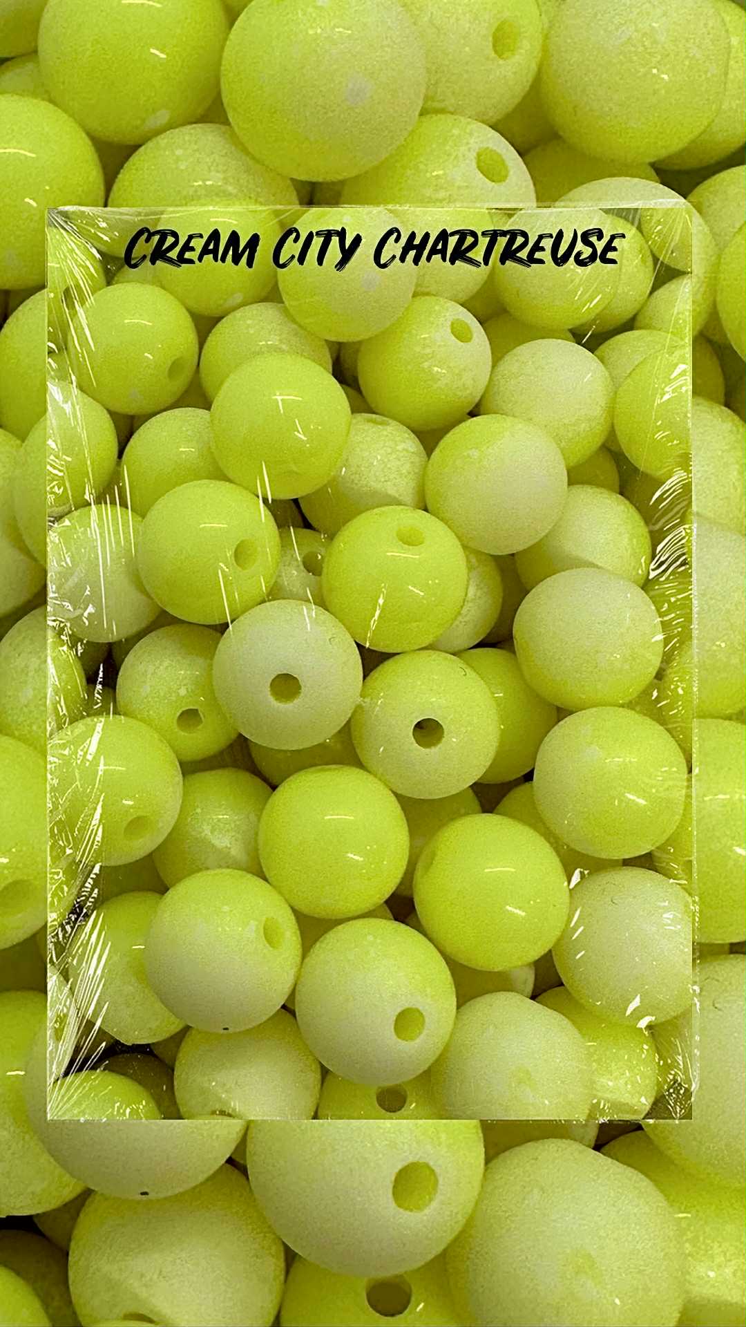 Troutdrift Frosted Hard Beads 12mm - Assorted Colours