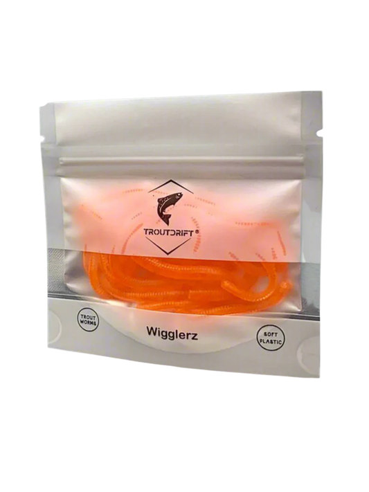 Troutdrift (Glow) Wigglerz Worms- Assorted Colours