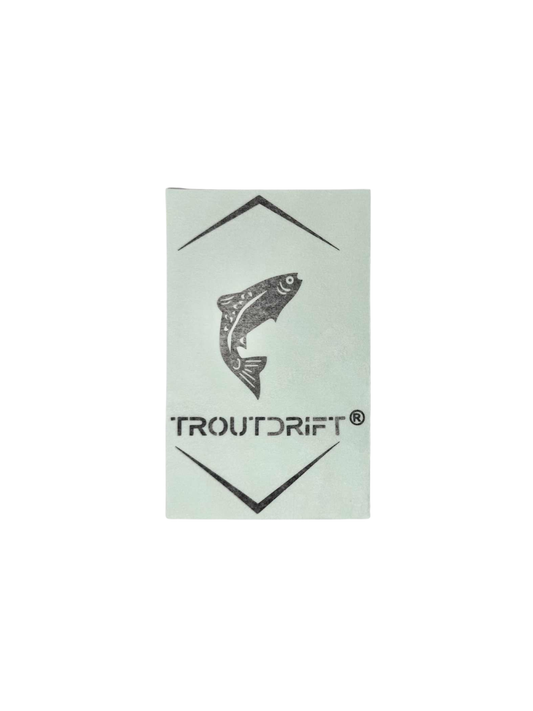 Troutdrift Vehicle Decal - Black